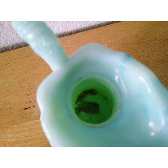 Vintage Avon 1986 Perfume Bottle Mint Green Victorian Style - No Dish - Picture 8 of 8